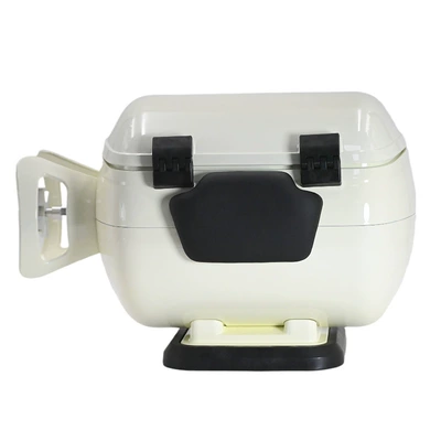 Tank Tail Box, Motorcycle trunk - off-white