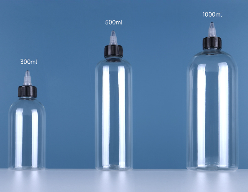 PET透明旋转瓶盖尖嘴瓶_12