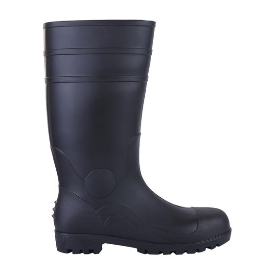 Steel Toe Cap, Anti-Smash, Anti-Puncture, High-Tube Breathable Rain Boots, Three-Proof Rubber Soles, Custom-Made Protection, Velvet Labor Protection Rain Boots