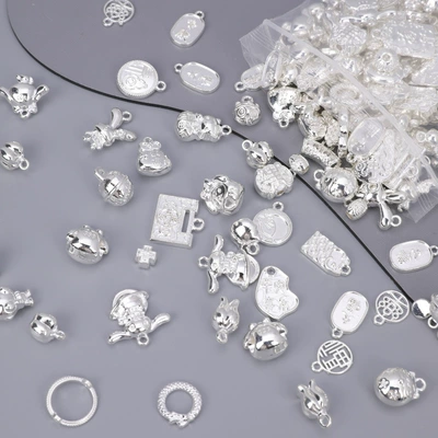 Xizang silver mixed diy torus: Zərgərlik ara hissələri - silver-plated-mixed