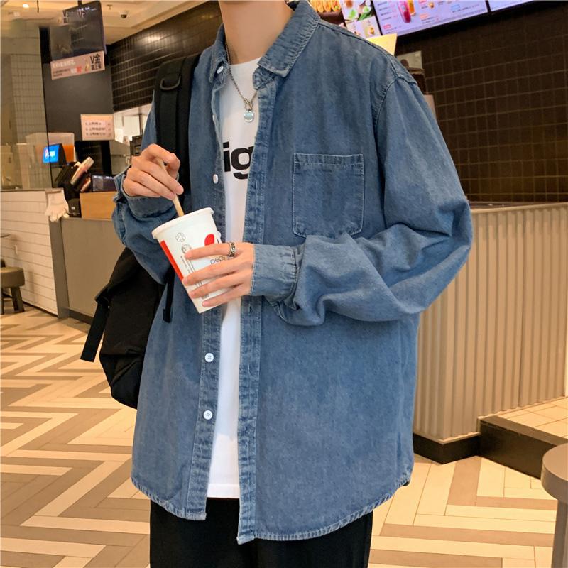 Japanese denim autumn shirt