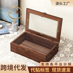 ふたをひっくり返して小さい木の箱のガラスをプレゼントします。