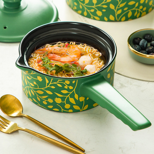CNNB casserole stew pot household gas ceramic soup pot small high temperature resistant clay pot rice pot stone pot soup casserole