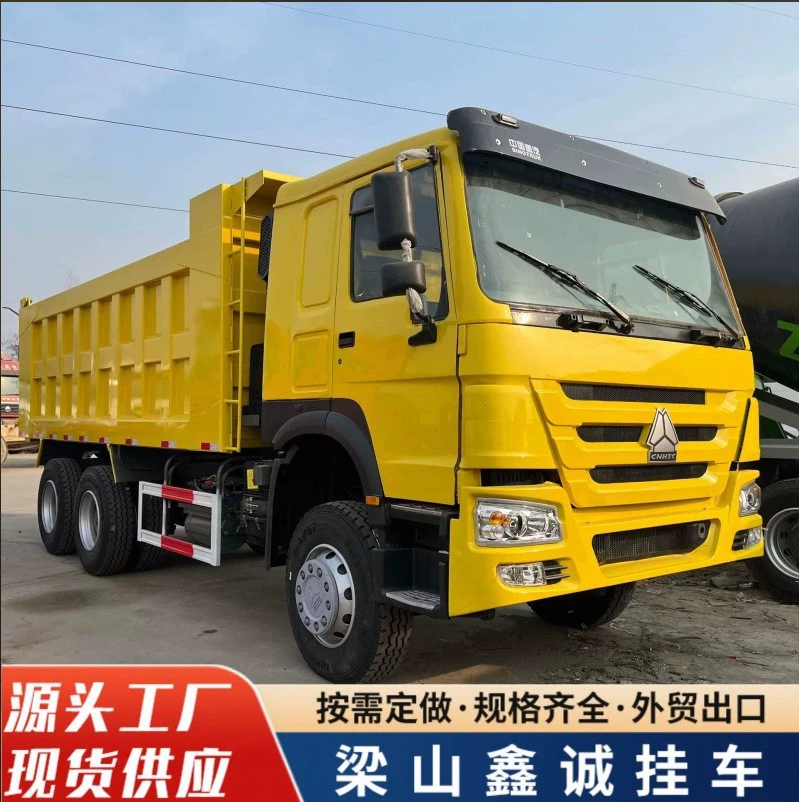 В наличии самосвал SINOTRUK HOWO 371375 л.с., большой самосвал с задней разгрузкой, тяжелый самосвал.