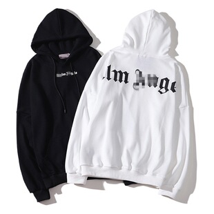 Wholesale European and American fashion brand Palm Angel loose hooded sweater for men and women couples Sanskrit back logo hoodie jacket
