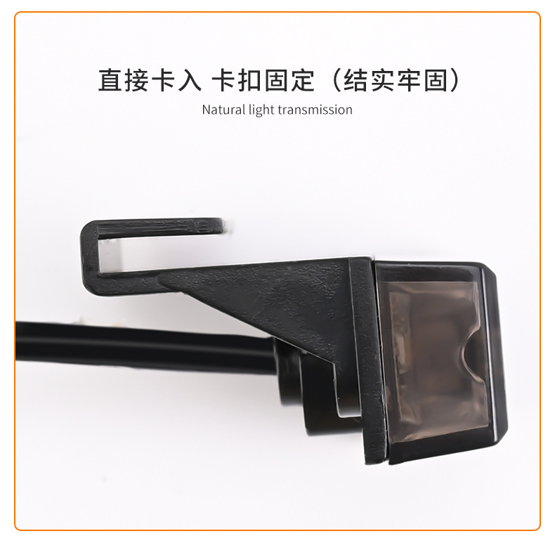 Car Grille Light Small Yellow Light Warning Light 12V Waterproof and Antifreeze Led Daytime Running Light Front Grille Modified Decorative Light