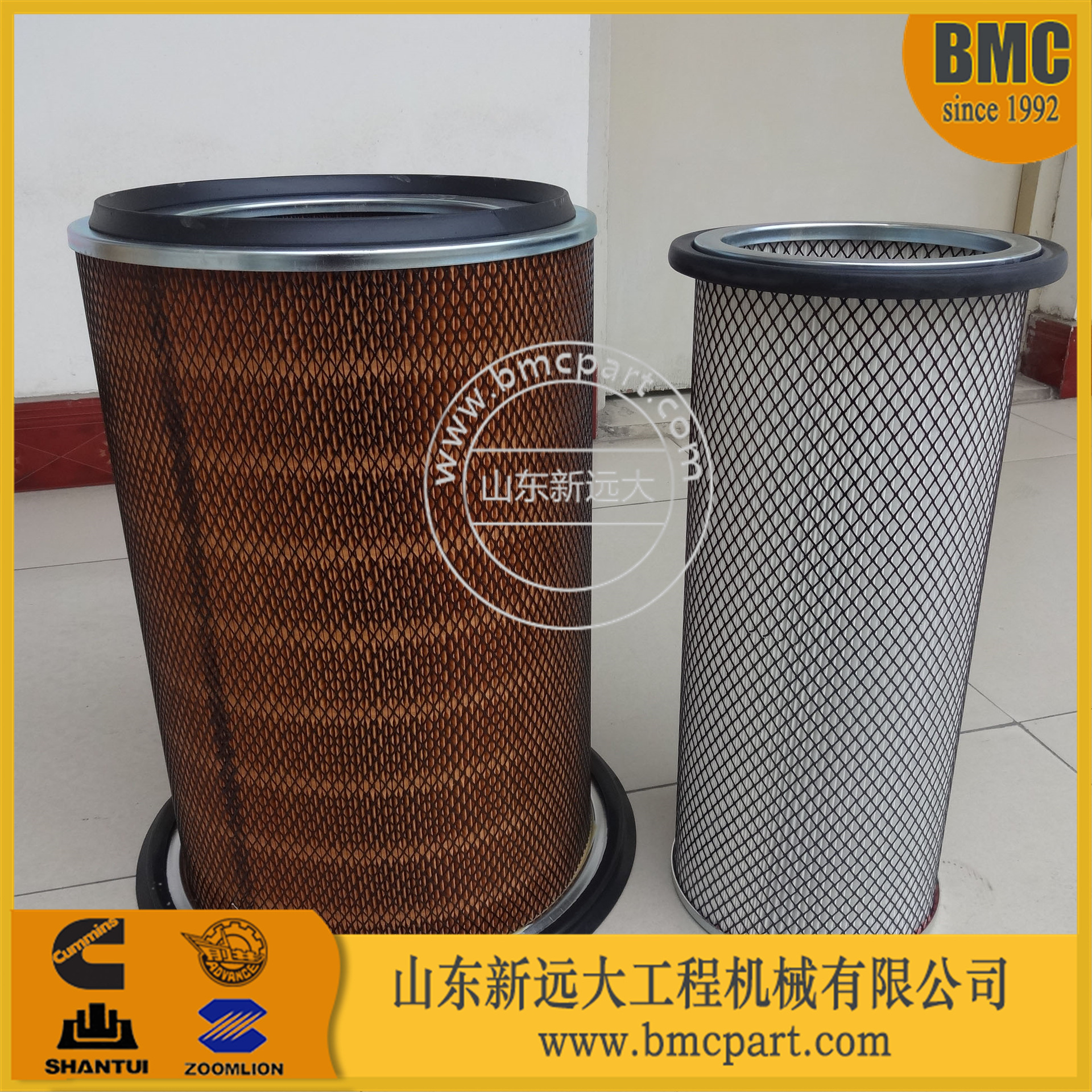 山推空气滤芯K2640 推土机SD16空气滤芯612600110540 原厂配件