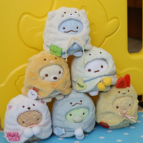 Corner creature cloak pendant corner creature fried shrimp white bear yellow cat pendant plush doll doll toy pendant