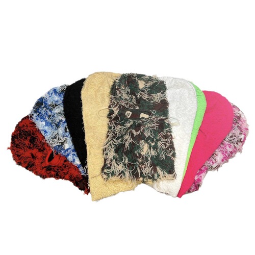  Cross-border Single Hole Baklava Hat for Men and Women Knitted Camouflage Face Mask Outdoor Fun and Warm Head Covering