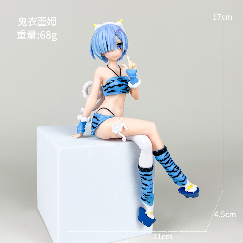 初音未来手办动漫水冰月美少女蕾姆花嫁穹妹二次元公仔模型摆件批|undefined