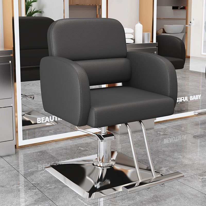 La nueva silla de peluquería simple e innovadora, la silla de peluquería teñida en permanente se puede levantar y levantar, la silla de peluquería giratoria, la silla de corte para el cabello