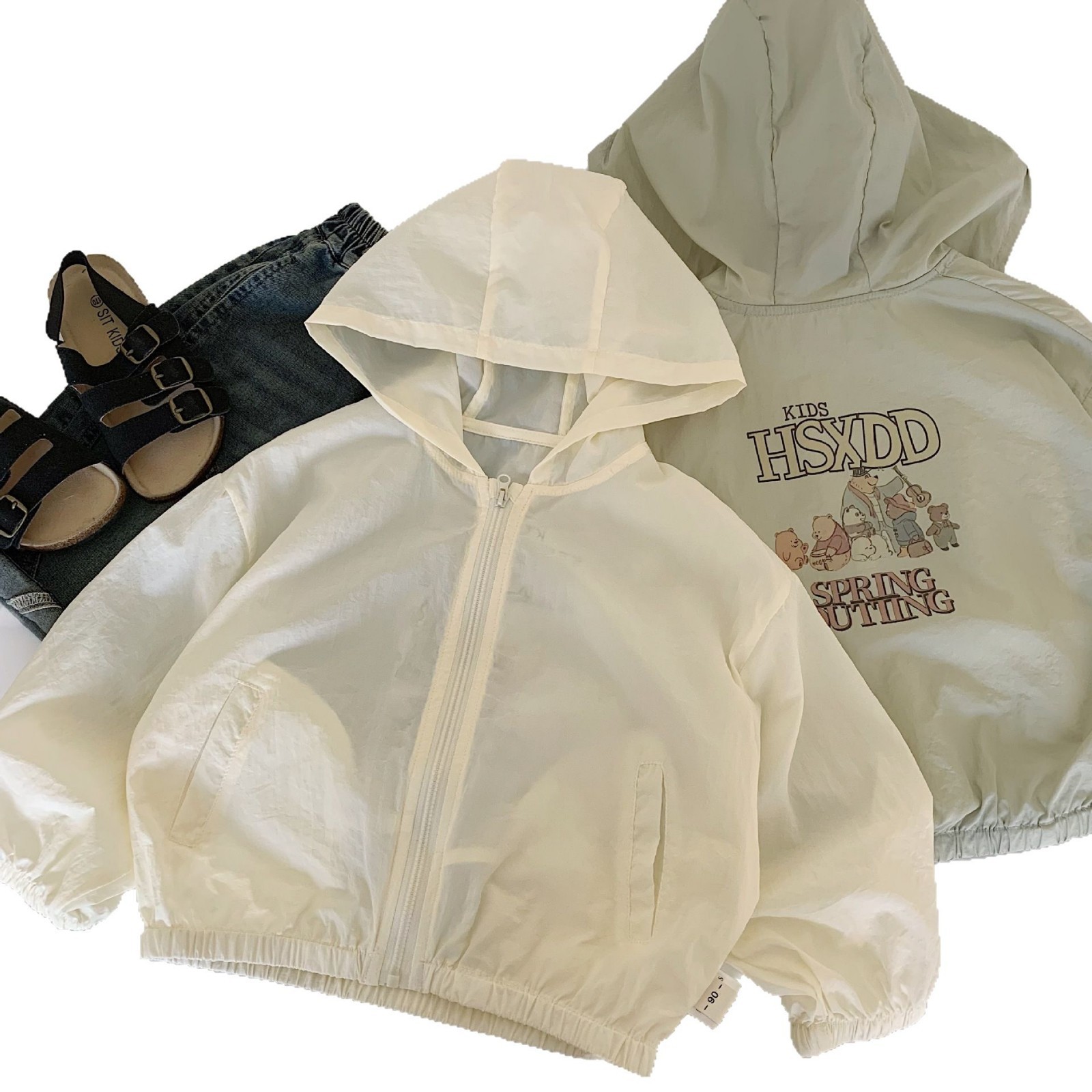 Maibao ropa de protección solar para niños abrigo fino verano nuevo ropa para niños top para niños ligero y transpirable verano al por mayor image 6