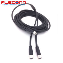 M8 Y���B�Ӿ� 3 4о5�4Pin���^�Dĸ�^һ�϶�IP67 IP68 PUR��ˮ��