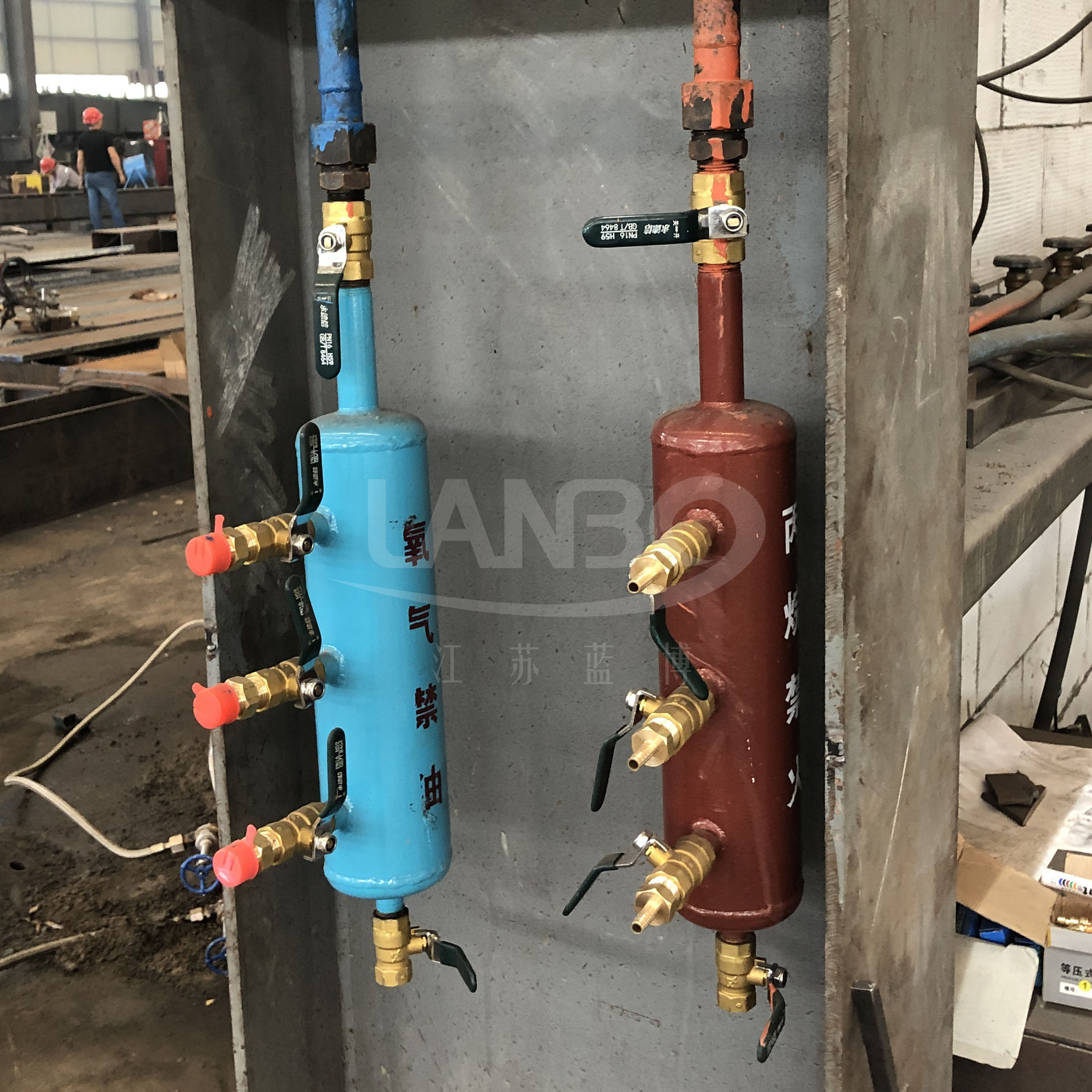 管道分气包厂家车间气路终端分流包集气包氧二氧化碳混合空气罐