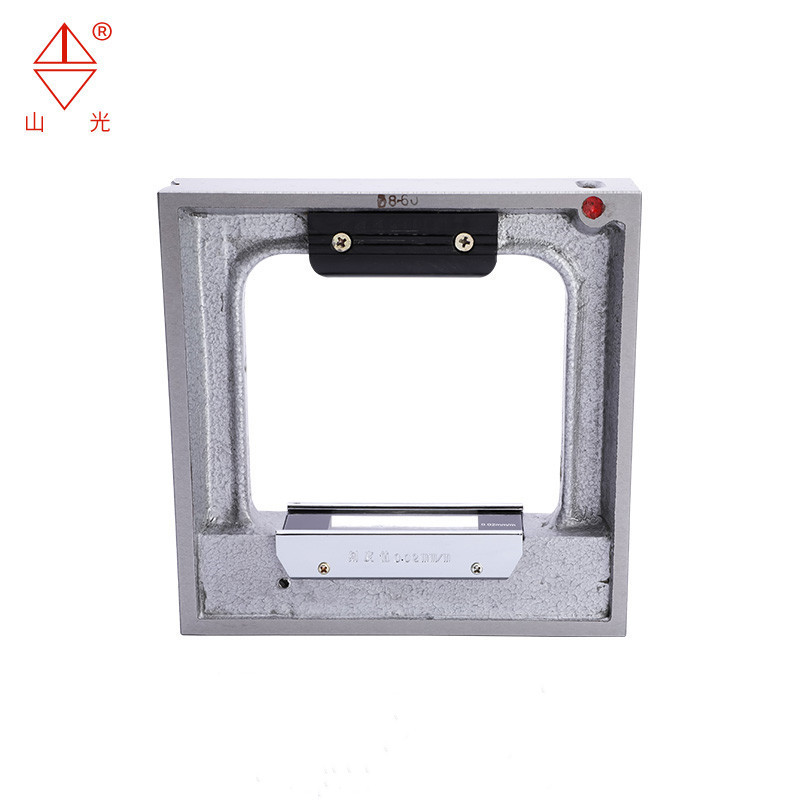 潍坊永利 框式水平仪 潍坊华光量具山光牌框架式铸铁高精度水平仪