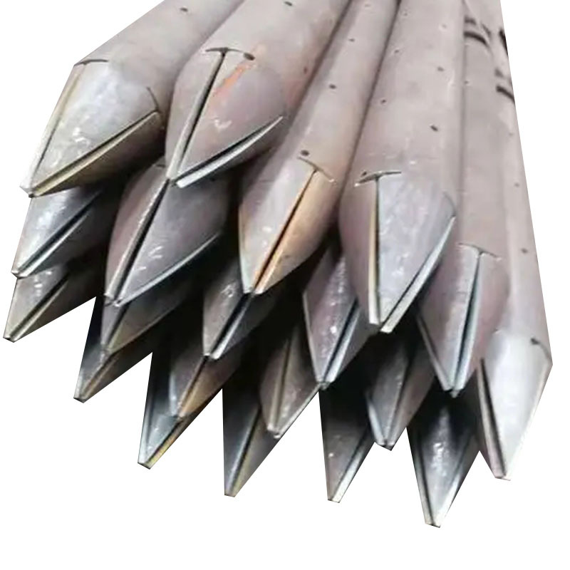 Fabricantes de tubos de lechada en stock 20# perforación de alambre de conducto pequeño tubo de lechada de tubería de acero de lechada de pila de túnel