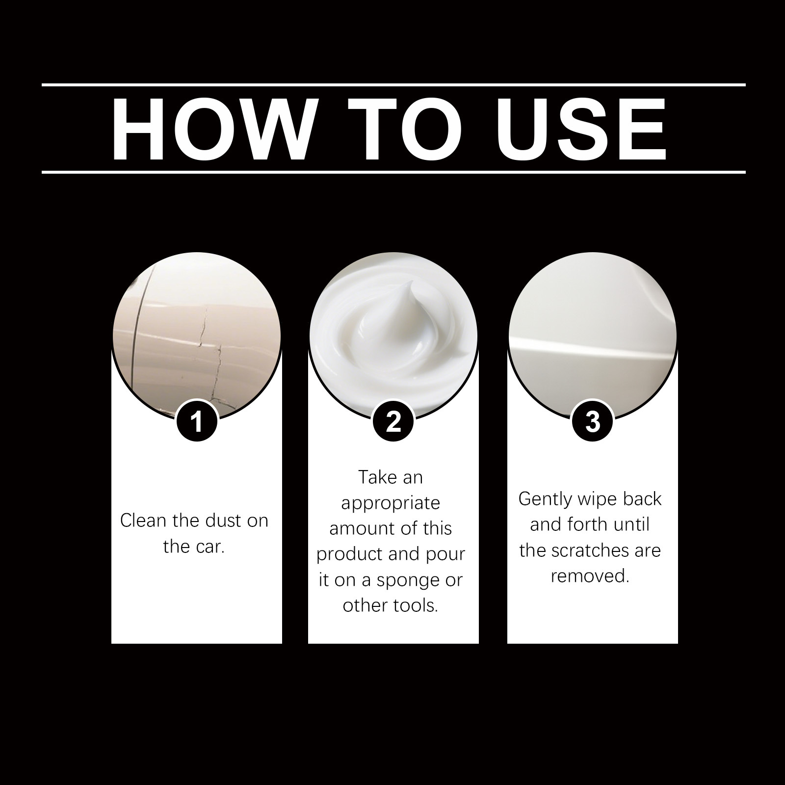 Rayhong Car Scratch Care Wax DIY Car Paint Fine Scratch Removal Polishing Paint Care Scratch Wax
