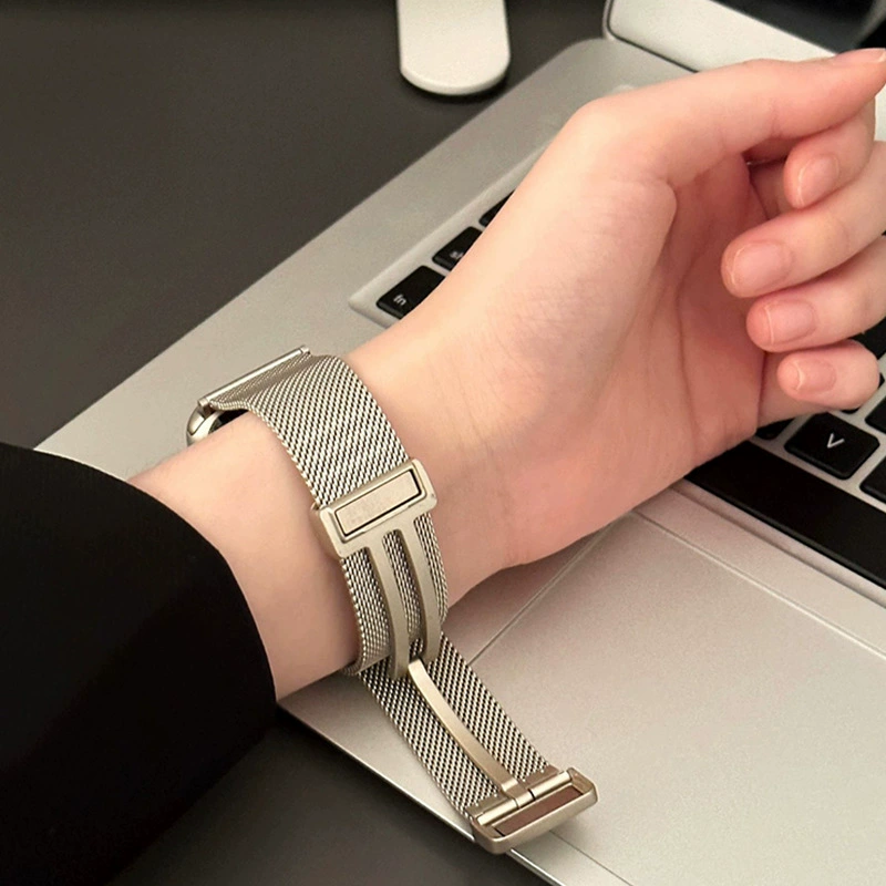 Подходит для ремешков AppleWatch 9s8 Magnetic Milanis IWATCH 8/7/6/5/4/3ultra2