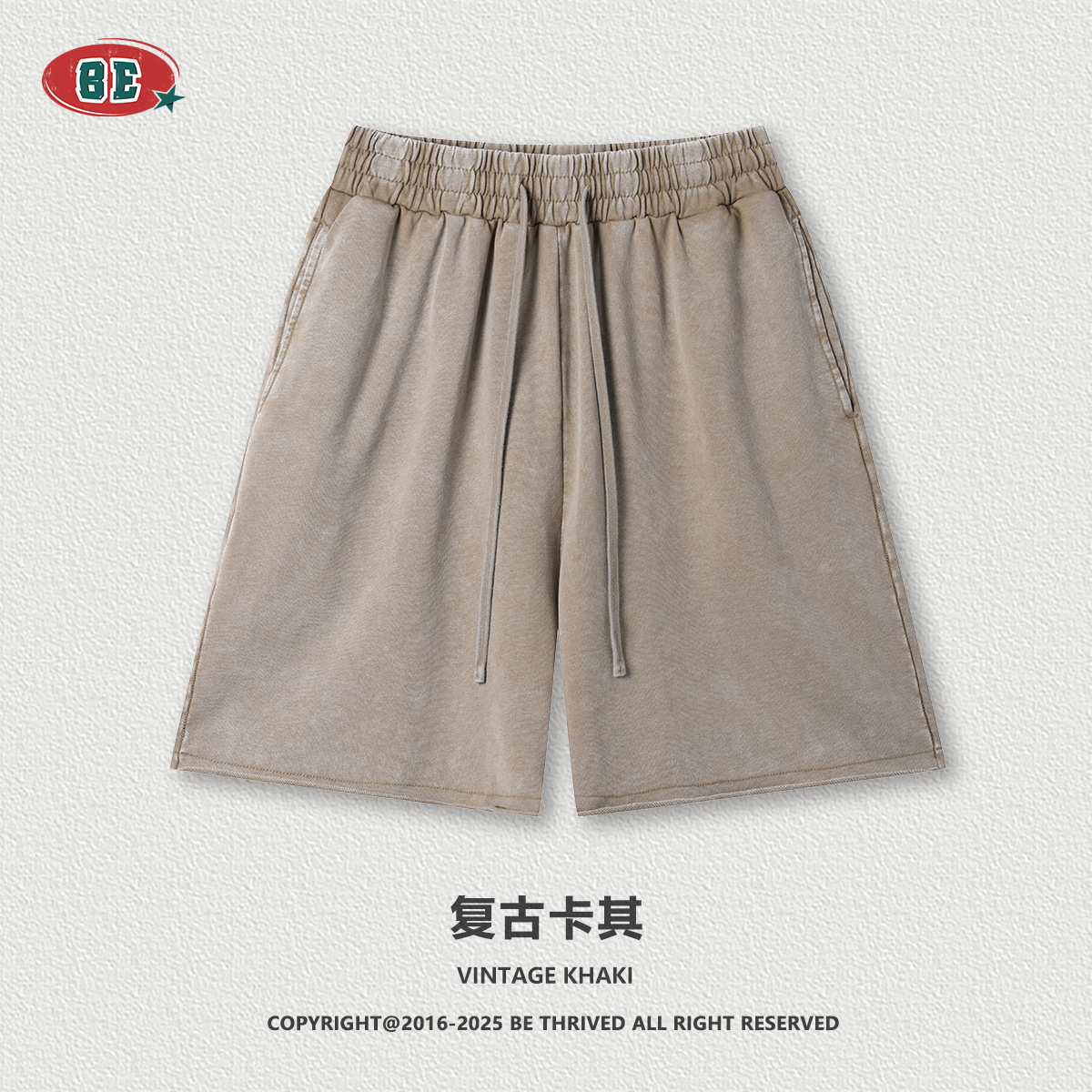 Be Hombres| 2025 verano americano retro transfronterizo flocos de nieve doblados pantalones cortos de mangas cortas de dos piezas con camisetas pesadas para hombres