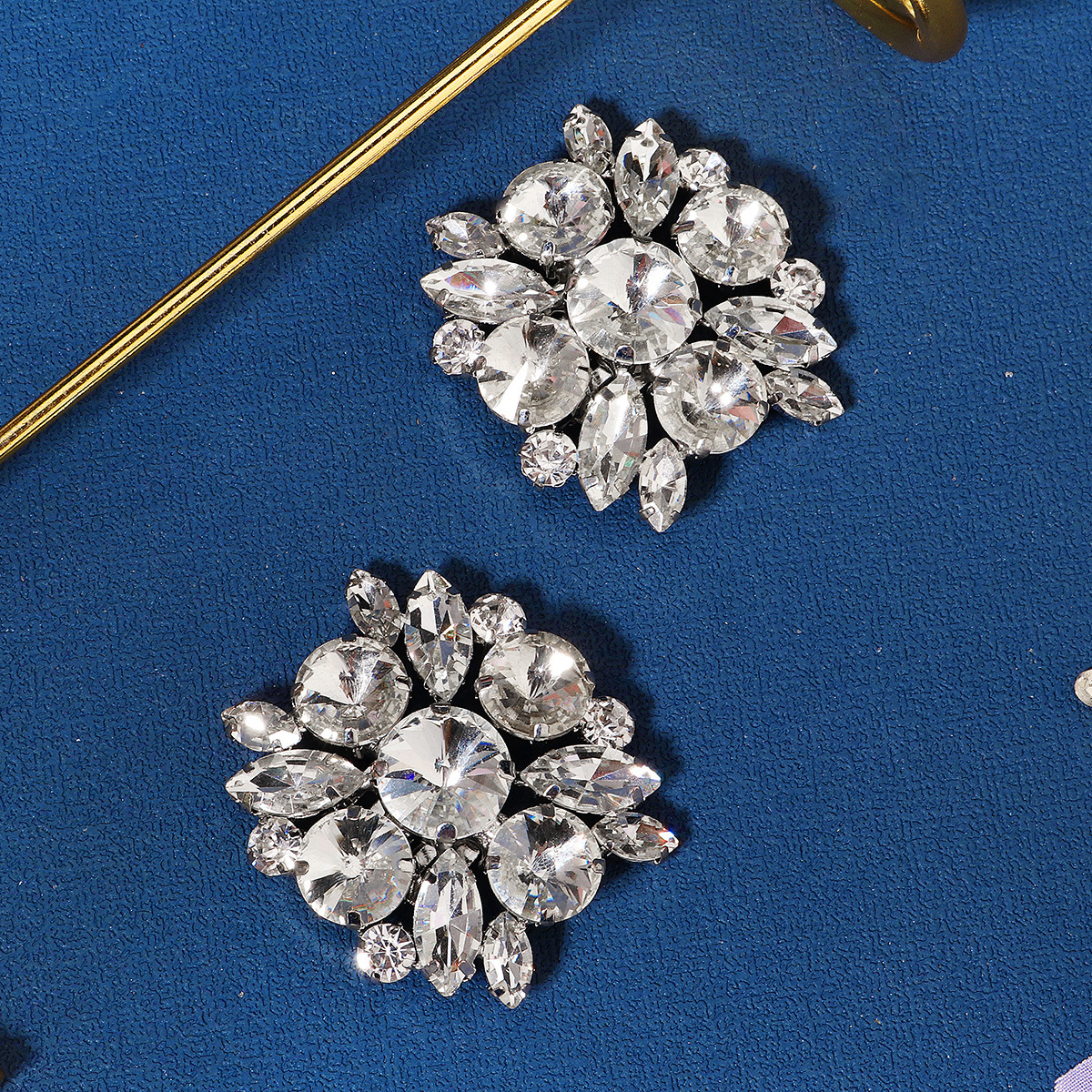 Wedding Occasion Creative Layered Detachable Rhinestone Shoe Ornaments Bridal Shoe Buckle