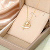 Necklace stainless steel, elite fashionable chain for key bag , wholesale, does not fade