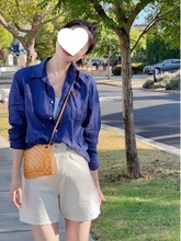 尾货白色棉麻衬衫女春秋款休闲宽松显瘦长袖外搭亚麻上衣