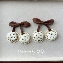 甜美花边挂坠樱桃蝴蝶结配件 发夹手机壳箱包鞋袜服装辅料配饰DIY