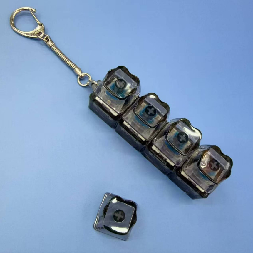 Pc black and transparent-four-button cat claw*2 set