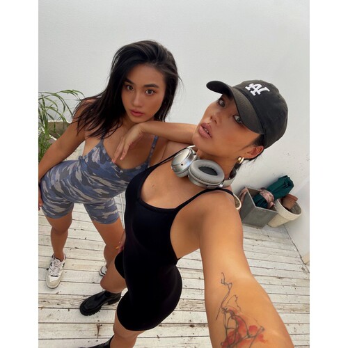 European and American Camouflage Sexy Romper Yoga Pants with Chest Pad, Sexy Training Jumpsuit for Fitness Exercise 1259
