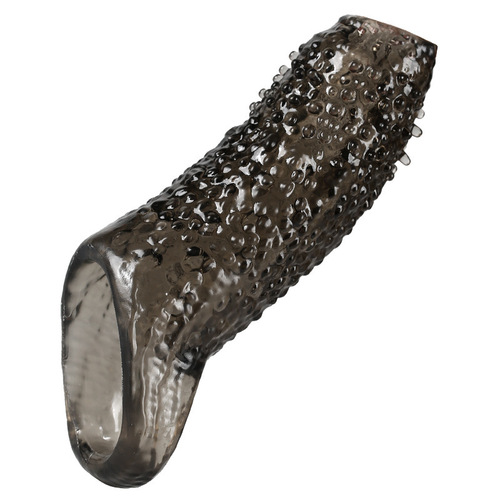 Men's penis condom wolf braces couple's toy enlarges and lengthens the fun tpe crystal penis condom locking sperm sleeve