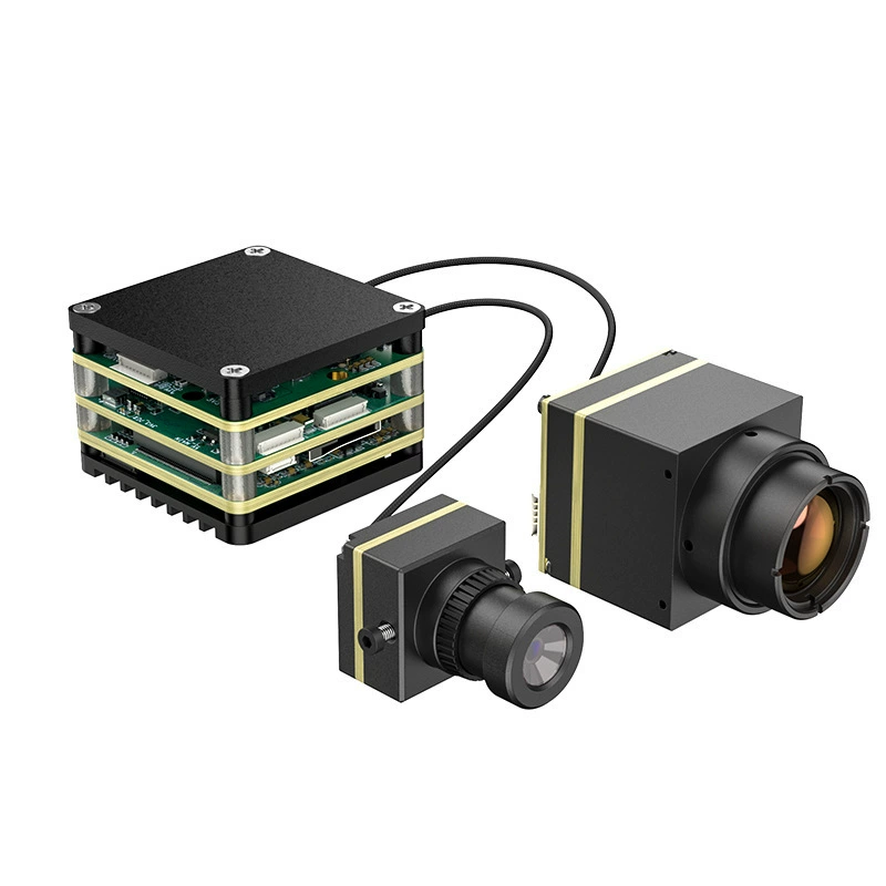 Монокуляр с распознаванием целей с помощью ИИ, тепловизор, второй замок + интеллектуальное отслеживание и удар, модуль защиты от помех для FPV дрона