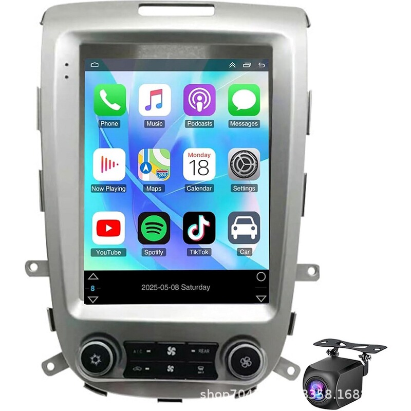 Cross-Border Dedicated Hyundai Santa Fe Smart Android Large Screen Navigation Reversing Image Cross-Border Dedicated Hyundai Santa Fe Smart Android Large Screen Navigation Reversing Image