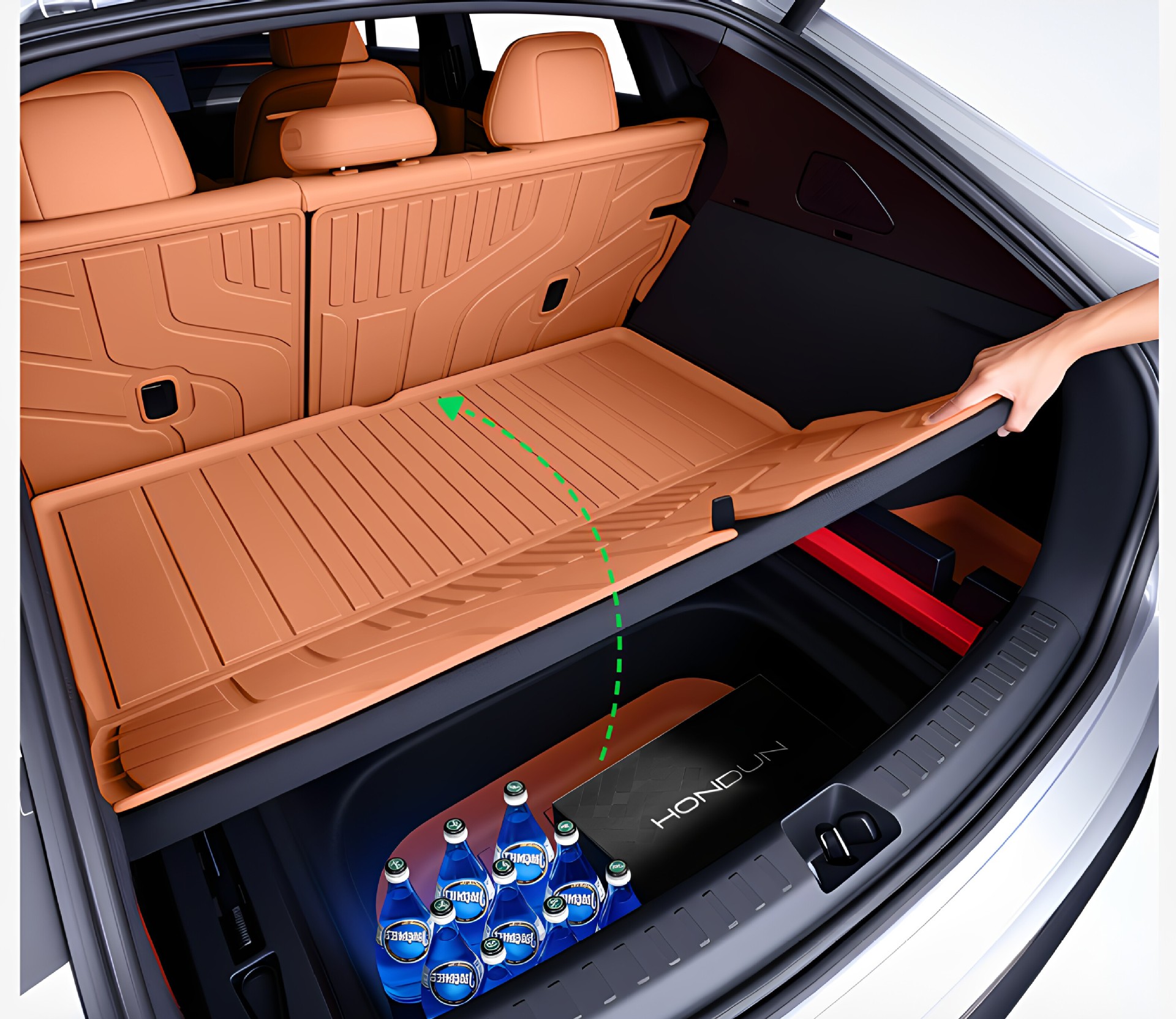 Suitable for the fast-charging version of the Denza N8L, TPE 2026 new model car modification accessories, trunk mat and foot mat supplies