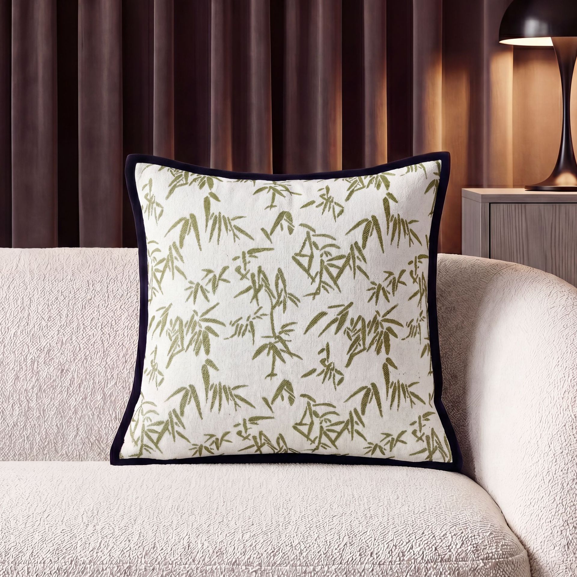 Nórdico de lujo ligero sofá almohada al por mayor almohada de sala de estar inwind jersey jacquard almohada transfronteriza un cabello