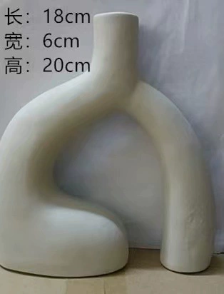 Ceramic fresh modern white decorations for living room, home decor