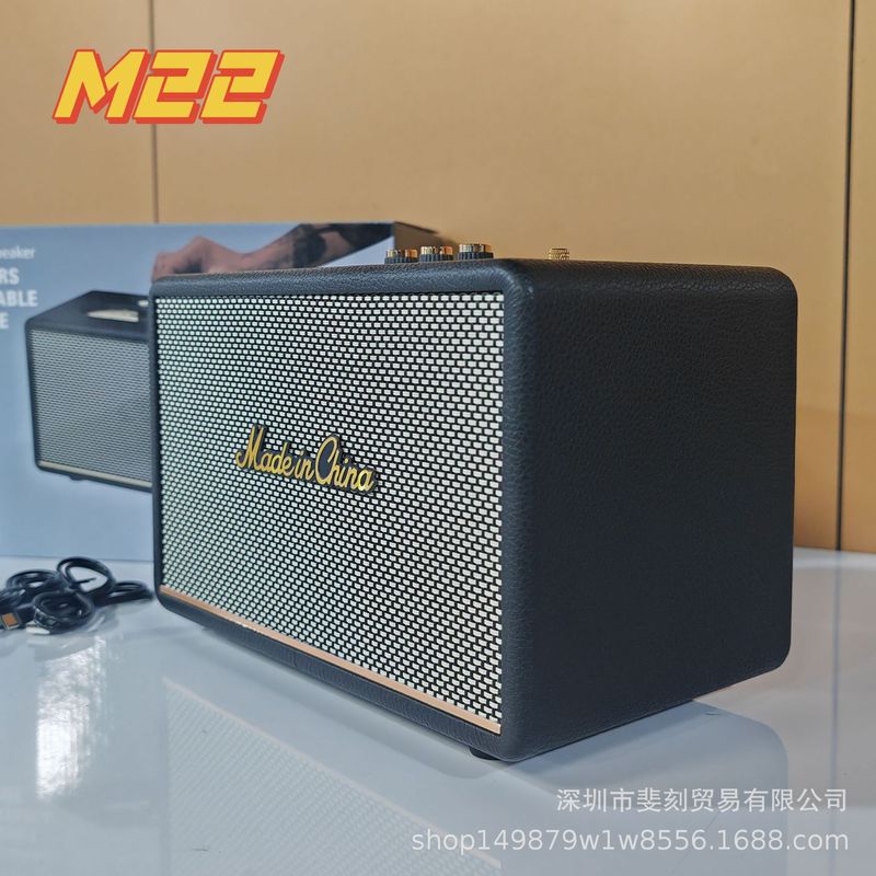 国境を越えた人気のM22 Bluetoothスピーカー、レトロなマレーシアM18 Bluetoothスピーカー、マレーシアスプーン第三世代A3ポータブルサブウーファー|undefined