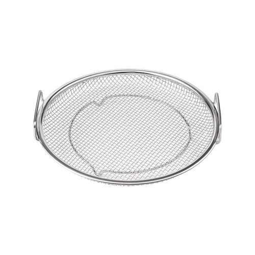 Fried drain kitchen stainless steel oil residue filter sieve double-ear oil drain artifact round drain rack oil filter rack