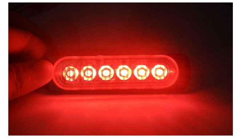 Car Strobe Side Light, Motorcycle Pickup Truck Flash Atmosphere Light 12-24V Wide Voltage Strobe Light Cross-Border Manufacturer