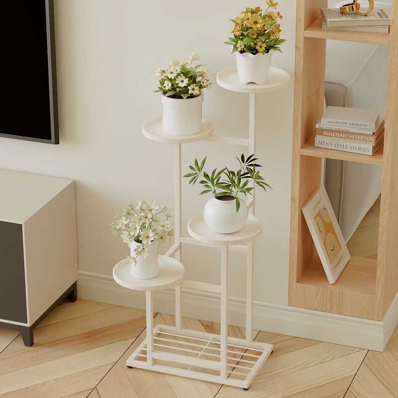 軽量高級バルコニーフラワーラックマルチポット階層型床置き金属植物ラックインターネット有名人インスタイル家庭用屋内省スペース|undefined