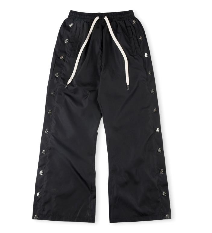 Hellstar Nylon Tearaway Pants Black