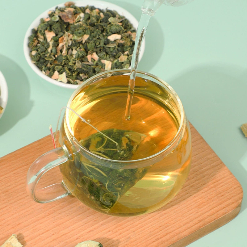 Сангье Шуанггуa чай треугольник.bid горький огурец зима тыква кожура yishi чай dai shi shi hui быстро такое же Sangye Shuanggua Tea