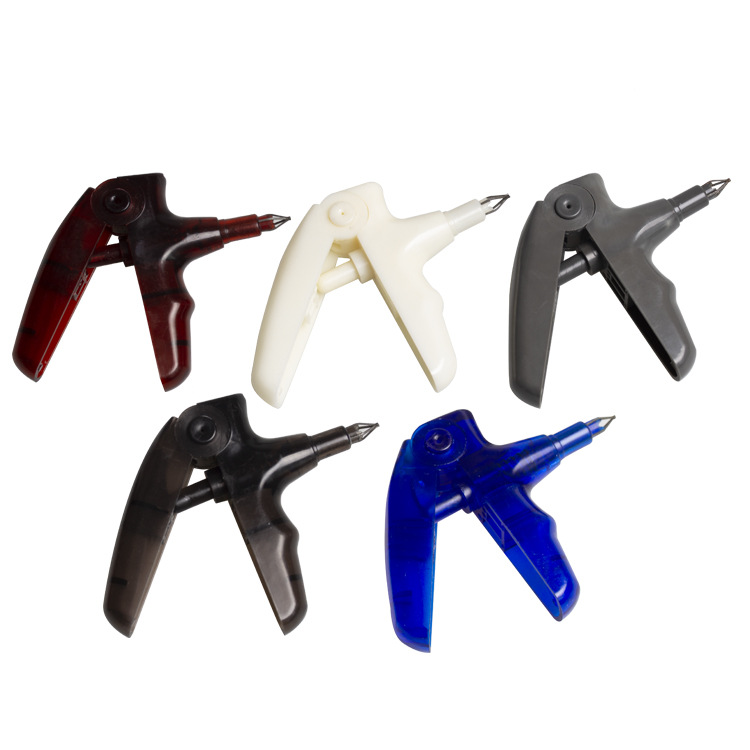 Instrumento dental ligadura oral pistola ligadura de plástico anillo titular multi-color venta directa de fábrica al por mayor
