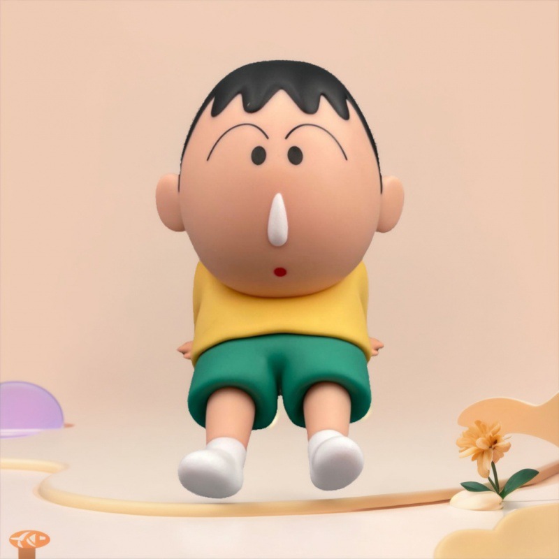 RIMAN CRAYON XIAO XIN A DAI 휴대 전화 브래킷 장식품 인터넷 연예인 애니메이션 와일드 소스 데스크톱 모델 타이드 플레이 인형 수제