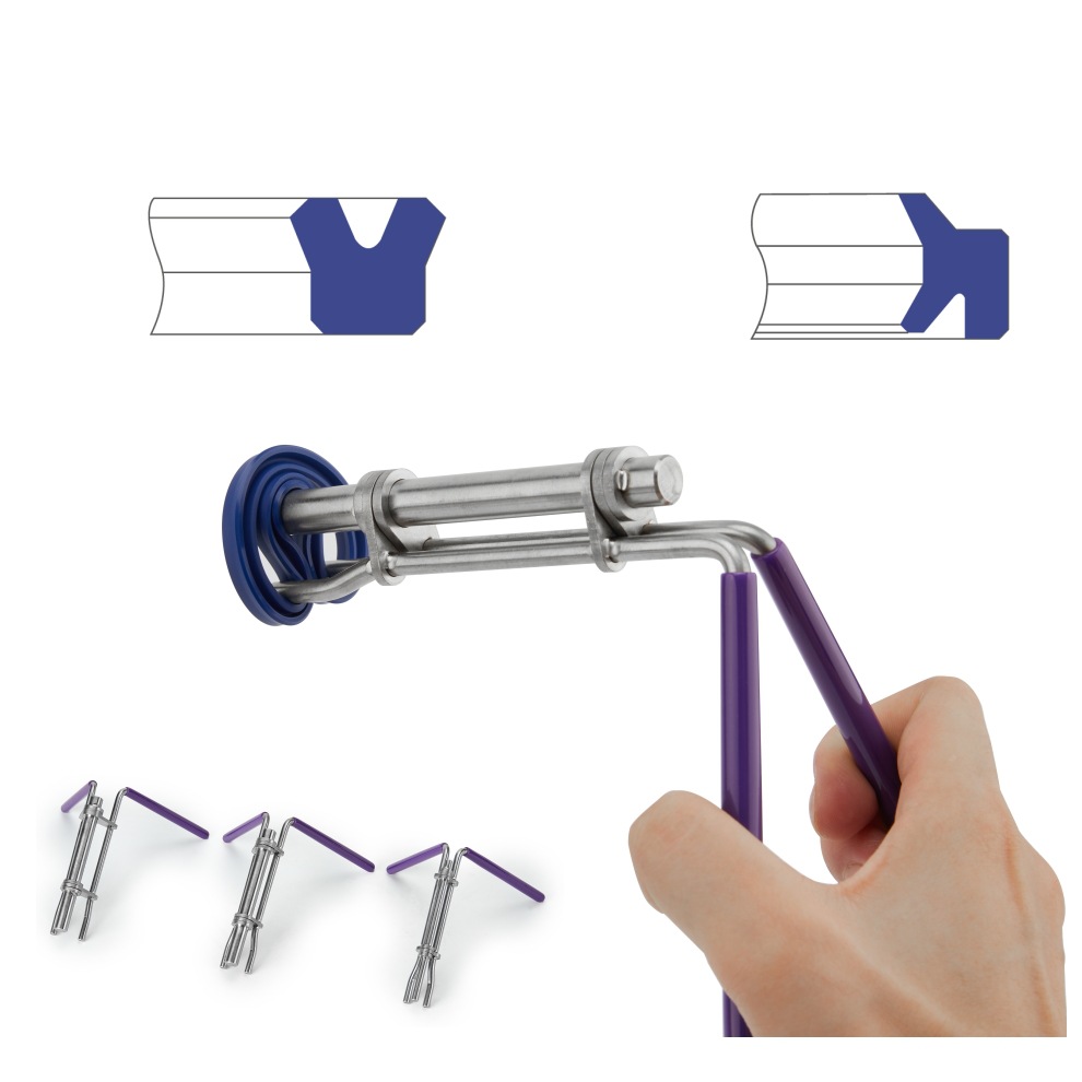 油封安装工具 拉杆封扭合器  更换密封圈  液压缸 油缸孔活塞工具