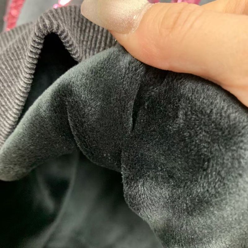 300 jin invierno nuevo lavado de agua bordado sequinilla sonriente más camisa encapuchada retro camisa de manga larga mujer