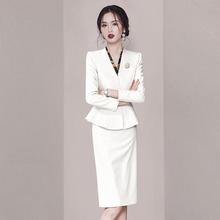女神范时尚职业西装套裙女2023秋季新款高级感洋气时髦通勤两件套