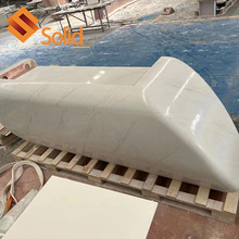 思丽德加工人造石服务台 亚克力人造石台面 无缝拼接人造石咨询台