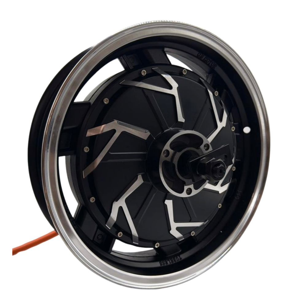 QSMOTOR 14 pulgadas 3 generación 3000W40H cilindro de cilindro 18 ejes 48V - 96V motor motor eléctrico