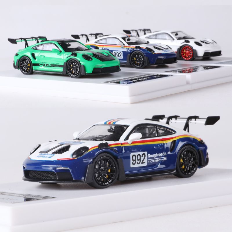 LMLF 1:64 포르쉐 911 GT3RS 사슴 머리 코팅 시뮬레이션 합금 자동차 모델 컬렉션