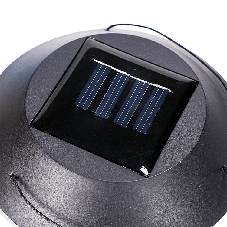 Amazon nuevo solar al aire libre LED de colores cambiantes paisaje patio decoración campanas viento muñeco nieve luces Navidad